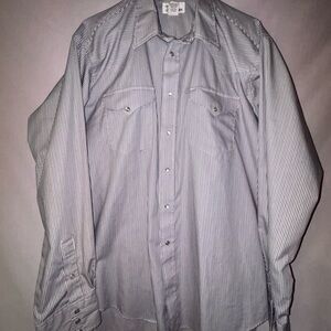 Men’s Classic Western Snap Close Dress Shirt